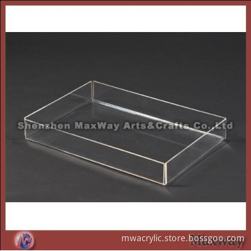Heat Bending Exquisite Square Acrylic Counter Tray